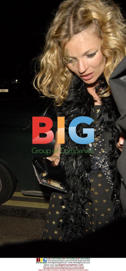 Kate Moss Leaves Punk Club After Birthday