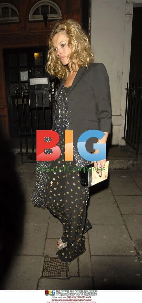Kate Moss Leaves Punk Club After Birthday