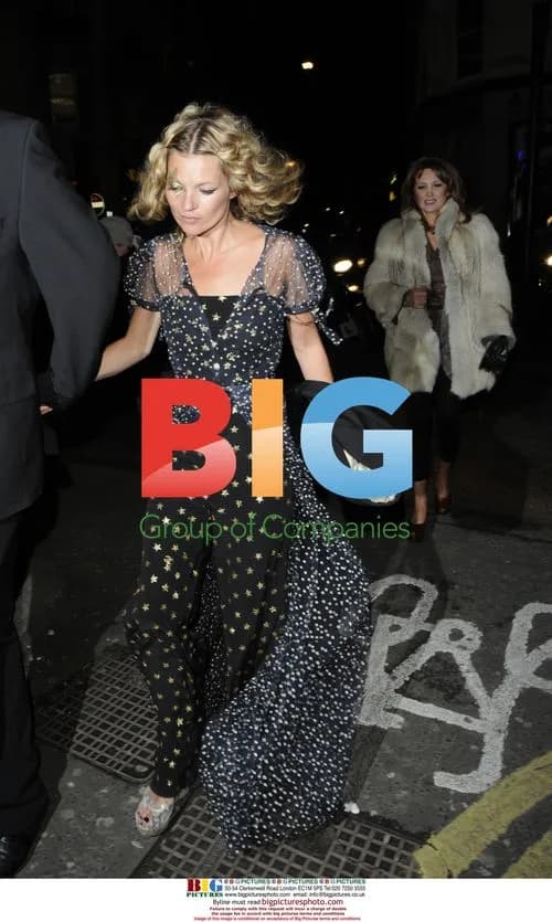 Kate Moss Leaves the Dorchester for Birthday Party
