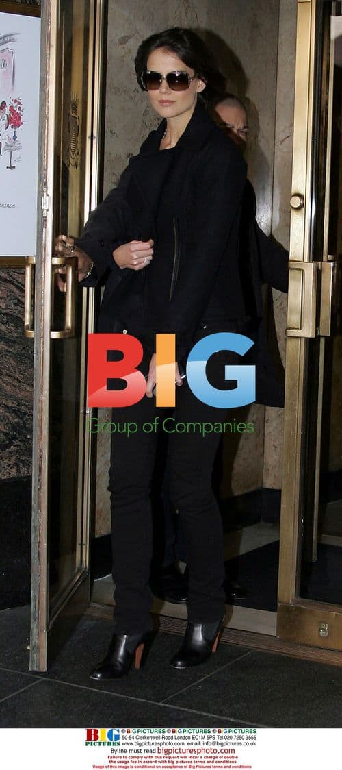 Katie Holmes Seen Going to BET in NYC