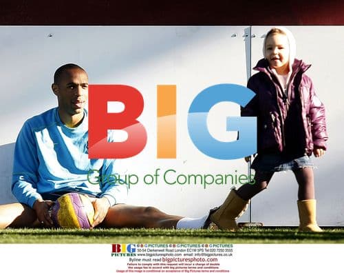 Thierry Henry plays with son, daughter