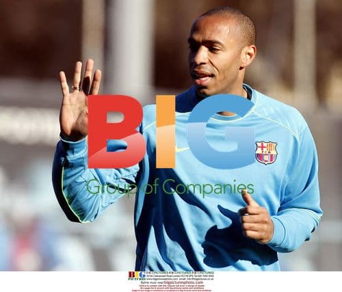 Thierry Henry plays soccer with Lilian Thuram's son