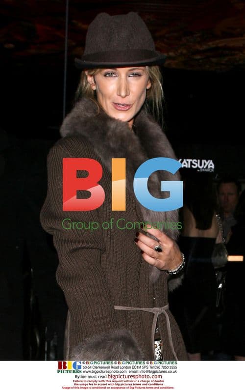 Lady Victoria Hervey out for dinner