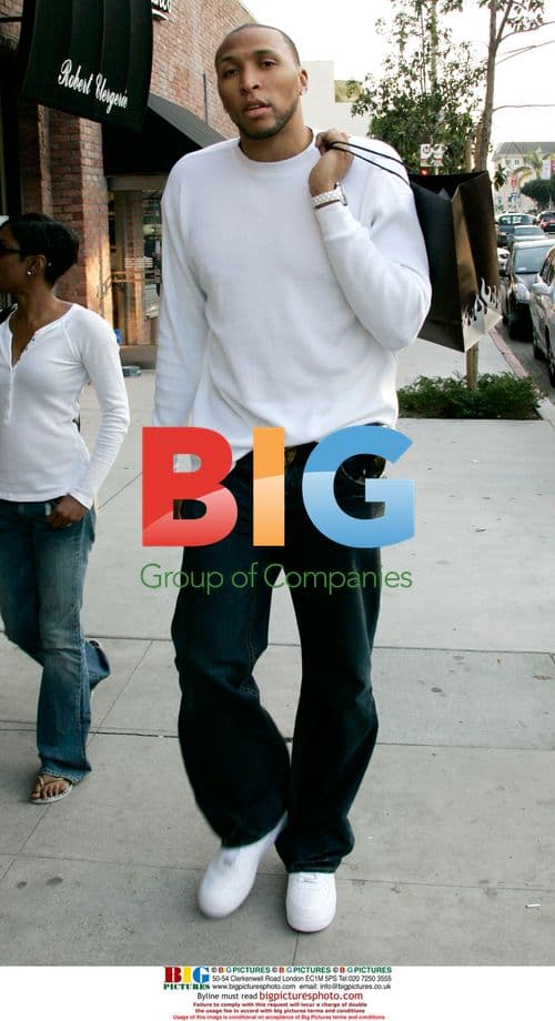 Shawn Marion Shopping in Beverly Hills