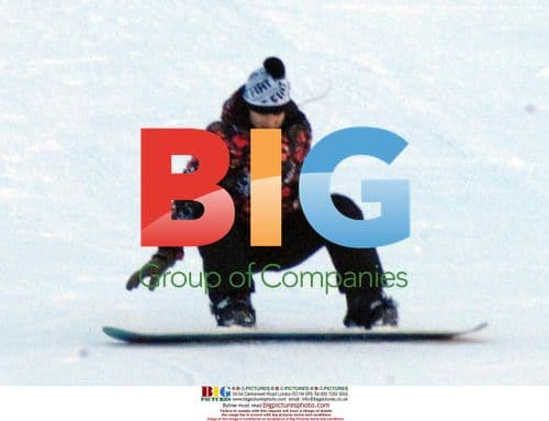 Juliette Lewis Snowboarding in Italy