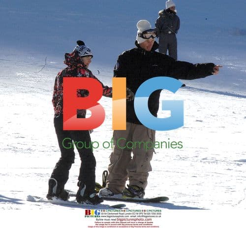 Juliette Lewis Snowboarding in Italy