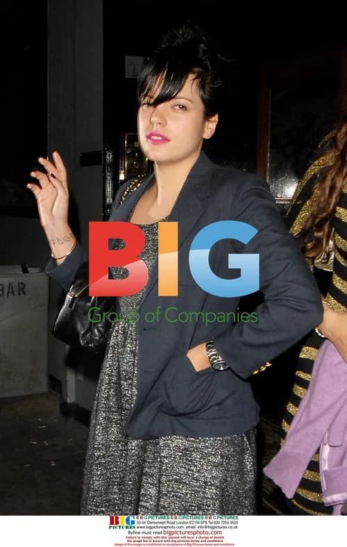 Lily Allen and Miquita Oliver Leave London Club