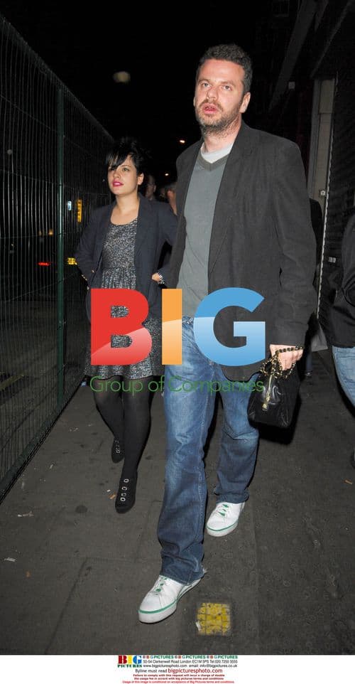 Lily Allen with Ed Simons