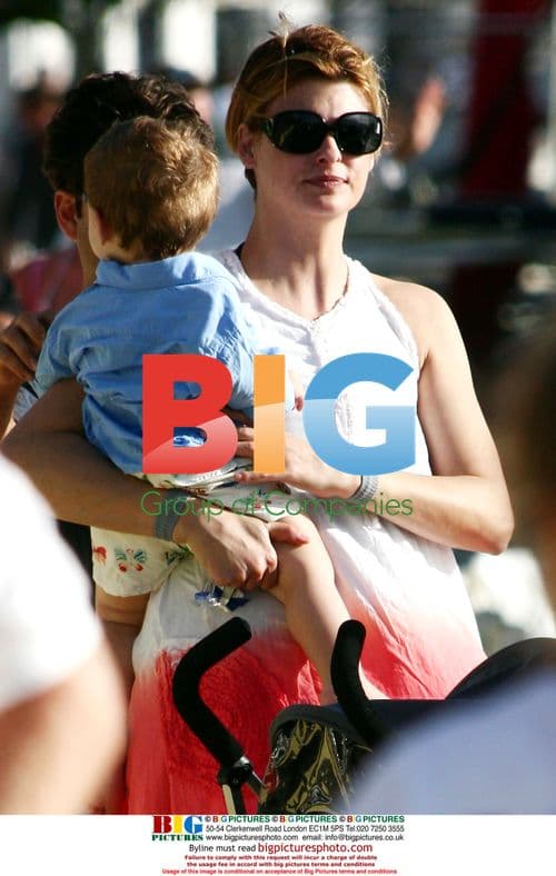 Linda Evangelista on yacht in St. Barthelemy