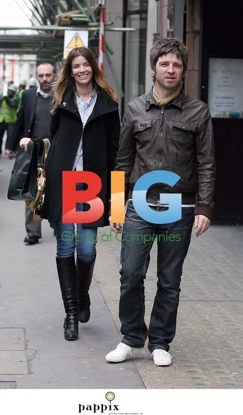 Noel Gallagher and Sara McDonald in North London