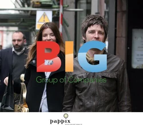 Noel Gallagher and Sara McDonald in North London