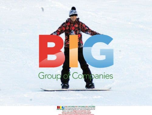 Juliette Lewis Snowboarding in Italy