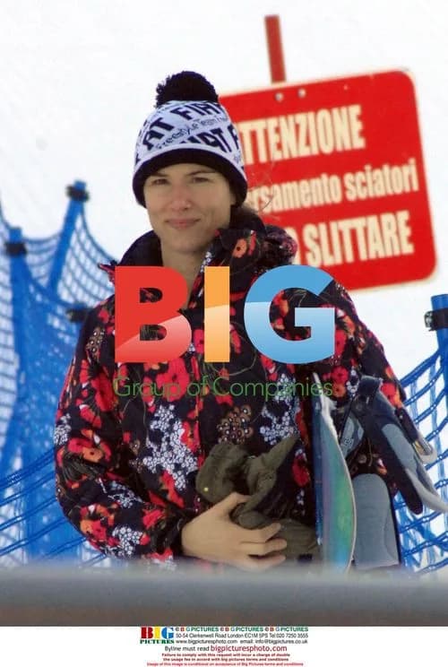 Juliette Lewis Snowboarding in Bardonecchia