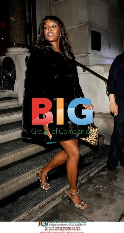 Naomi Campbell Leaves Fifty Club in London