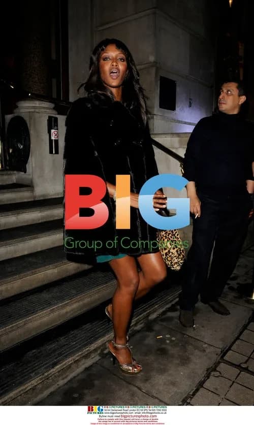 Naomi Campbell Leaves Fifty Club