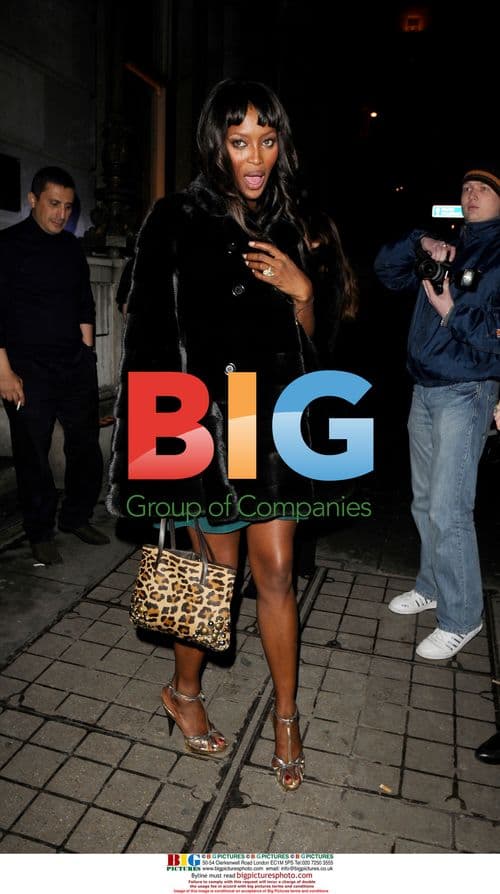 Naomi Campbell Leaves Fifty Club
