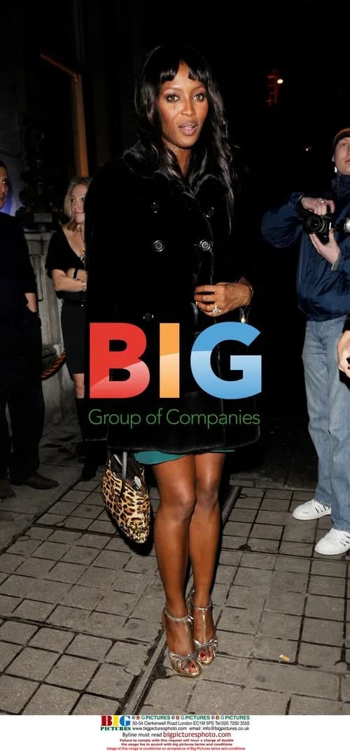 Naomi Campbell Leaves Fifty Club After Night Out