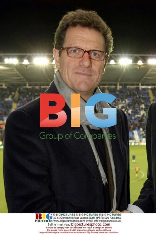 Fabio Capello at Reading v Tottenham FA Cup Replay