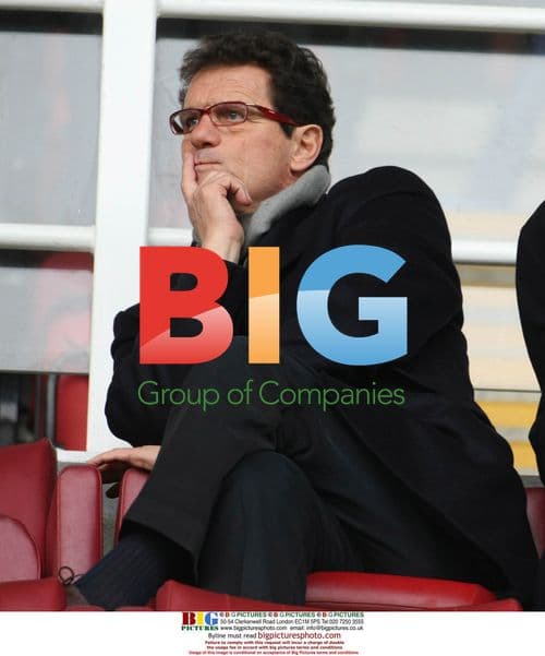 Fabio Capello at Reading vs Tottenham FA Cup Replay