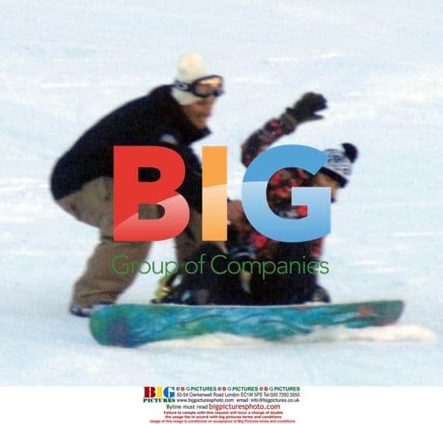 Juliette Lewis Snowboarding in Italy