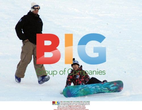 Juliette Lewis Snowboarding in Italy