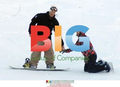 Juliette Lewis Snowboarding in Italy