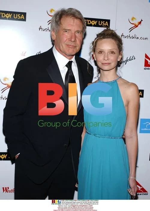 Calista Flockhart and Harrison Ford at G'Day USA Gala