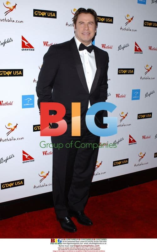 John Travolta at G'Day USA Gala