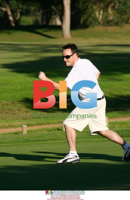 TV Presenters Ant and Dec Play Golf in Portugal