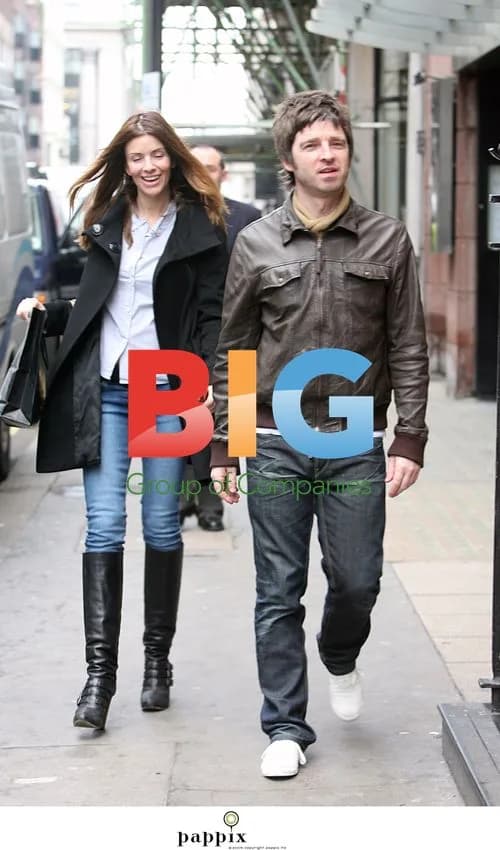 Noel Gallagher and Sara McDonald in London