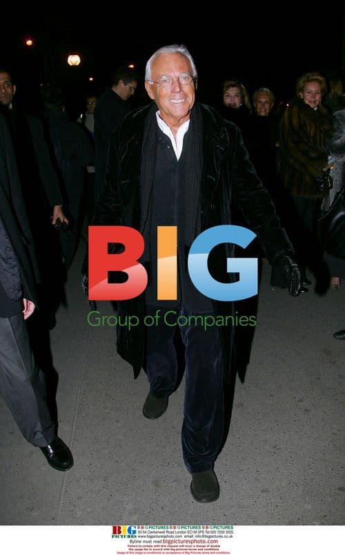 Celebs at Armani Couture Show