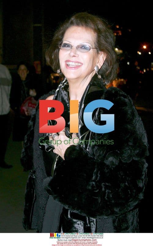 Claudia Cardinale at Armani Couture Show