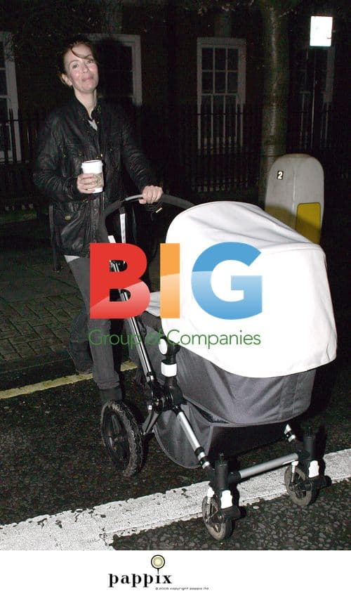 Sara Macdonald takes son Donovan out in London