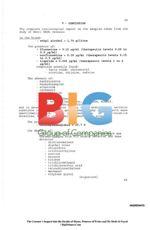 Inquest into Deaths of Diana and Dodi