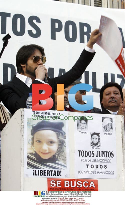 Demonstration for Missing Girl Mari Luz Cortes