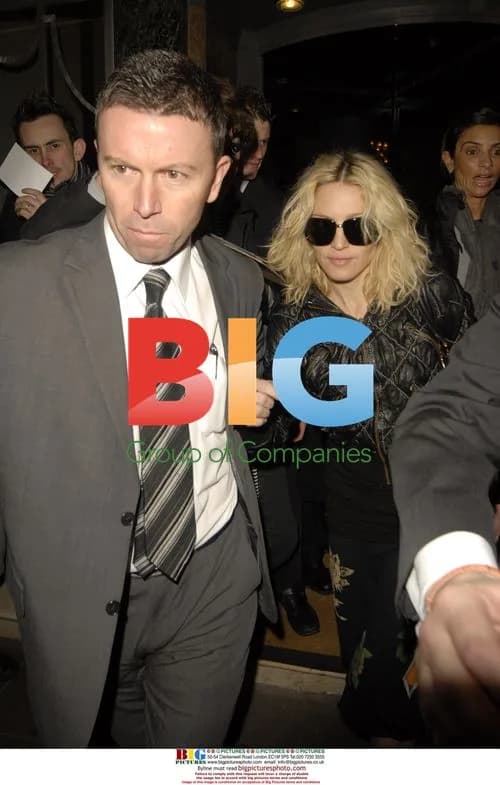 Madonna Leaves Claridges Hotel
