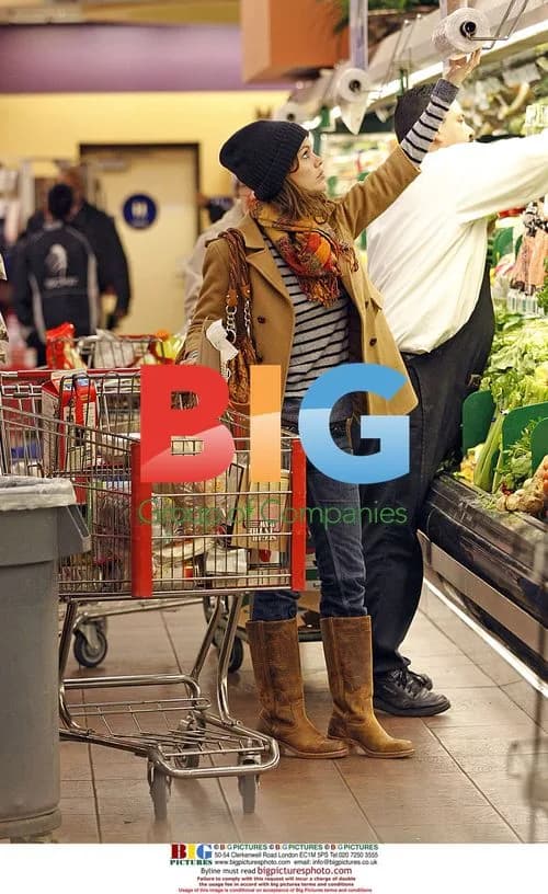 Rachel Bilson Grocery Shopping in LA