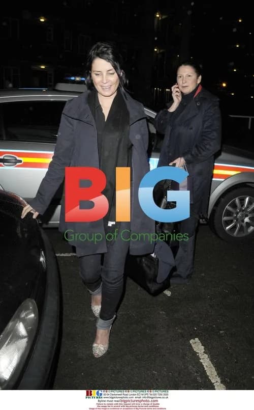 Sadie Frost tries to get a lift from police