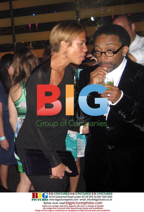 Spike Lee & wife at Michael Jordan Golf Tournament