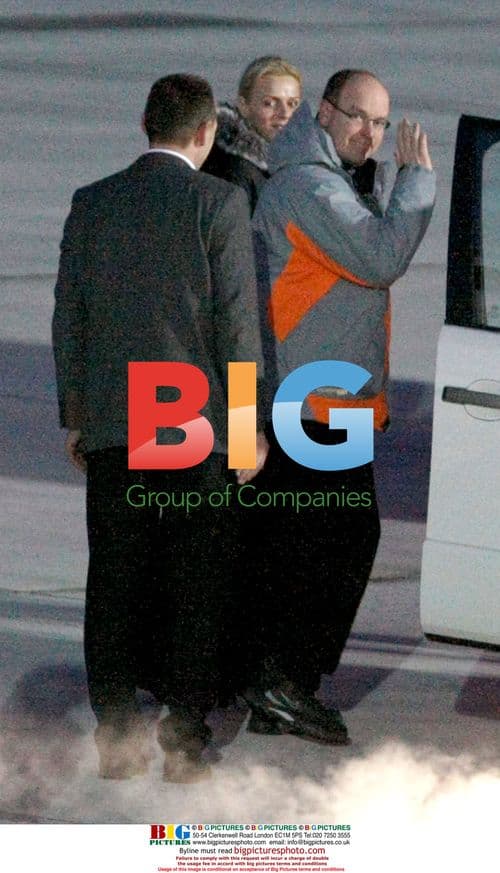 Prince Albert & Charlene at Austrian Airport