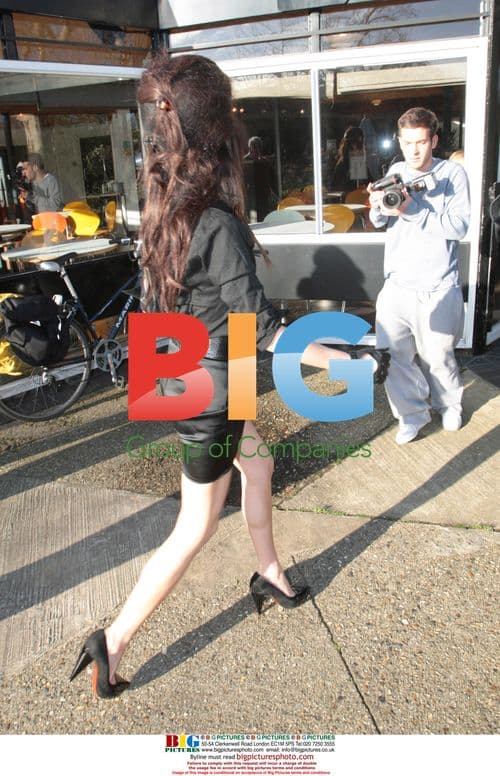 Amy Winehouse on Way to Studio