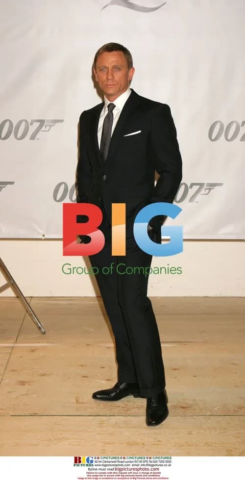 Daniel Craig at Quantum of Solace Photocall
