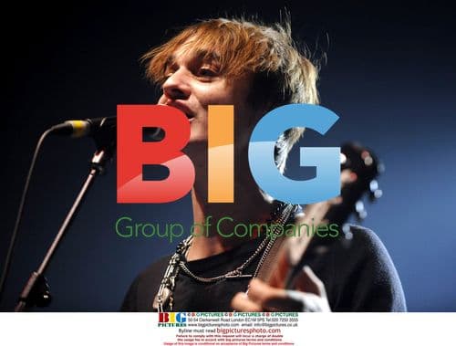 Pete Doherty sings live for 2008 Tour in Dresden, Germany