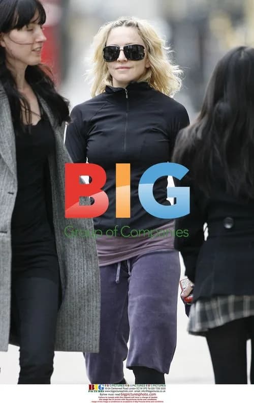 Madonna walks to gym in London