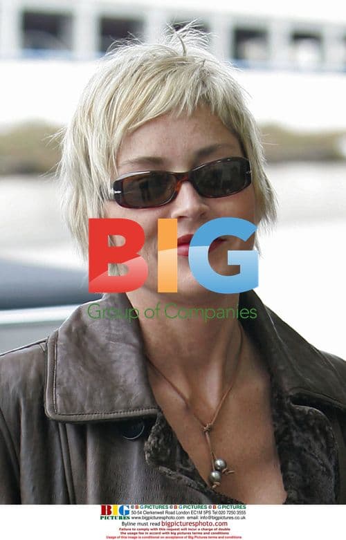 Sharon Stone & Donny Osmond at LAX