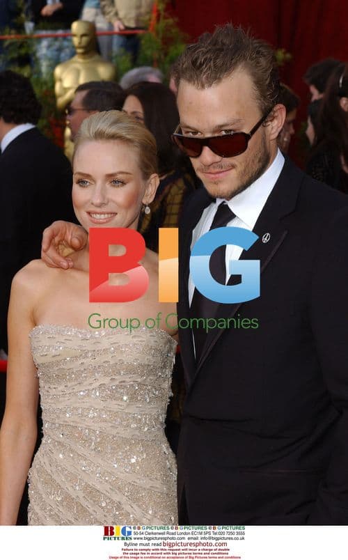 Naomi Watts and Heath Ledger at 2004 Oscars