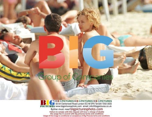 Kylie Minogue vacationing in Saint-Tropez