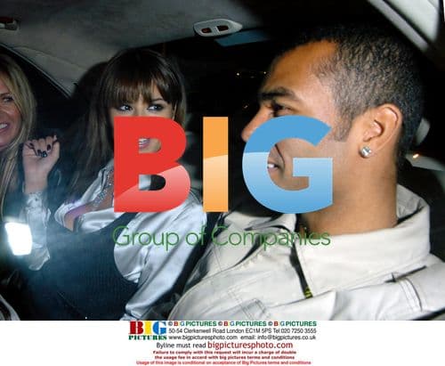 Cheryl and Ashley Cole Leaving Nobu Berkley