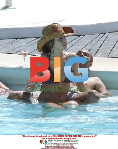 Ashley Cole and Cheryl on Holiday in Spain