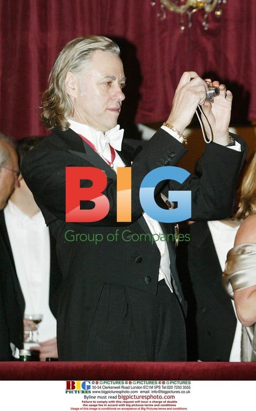 Sir Bob Geldof and Partner at Vienna Philharmonic Ball 2008